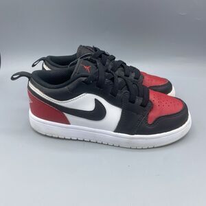 Air Jordan 1 Low Shoes ALT 'Bred Toe 2.0' (DR9748-161) Sneakers Size 2Y